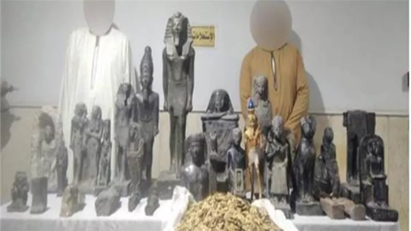 سقوط تشكيل عصابي للنصب على المواطنين بـ29 تمثال أثري «مضروب» 