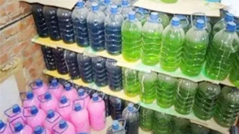 ضبط 540 كيلو منظفات مجهولة المصدر بسوهاج