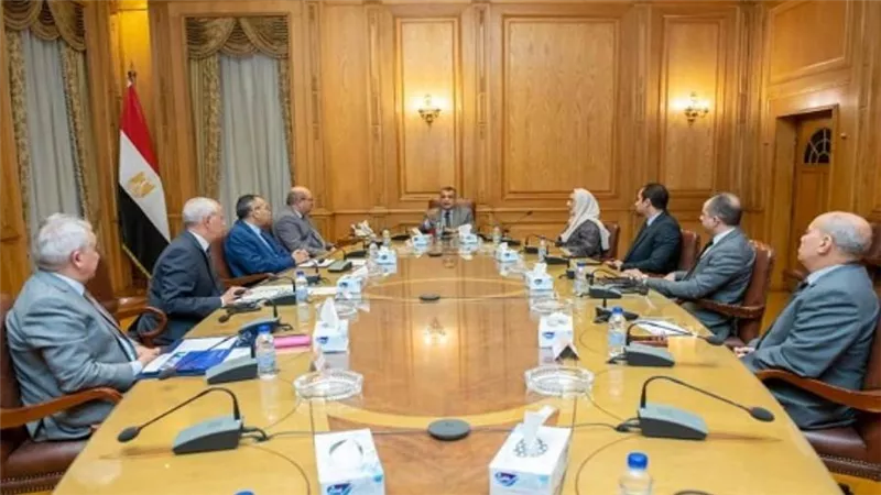 وزير الإنتاج الحربي يستقبل رئيسة شركة 