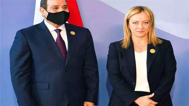 رئيسة وزراء إيطاليا: حريصون على توثيق أواصر التعاون الثنائي مع مصر