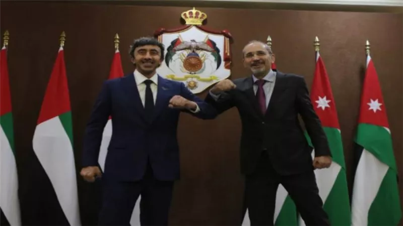 العلاقات الأخوية.. تفاصيل لقاء وزير الخارجية الأردني ونظيره الإماراتي