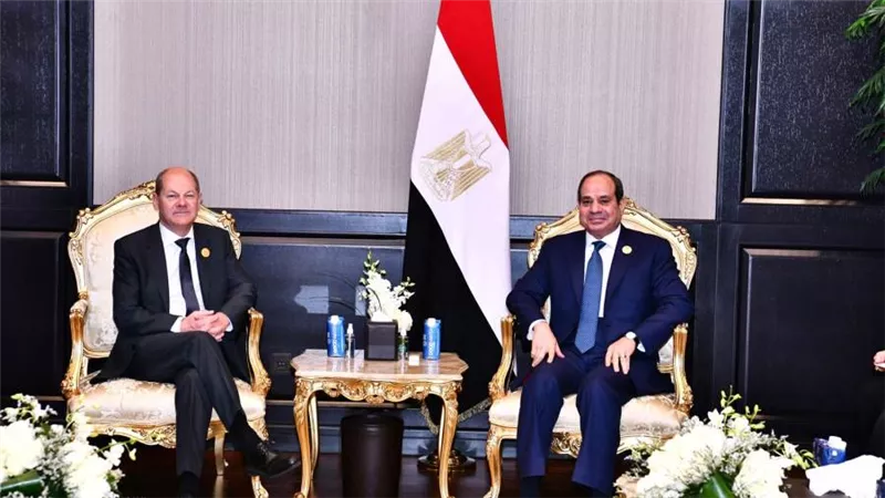 السيسي: نتطلع إلى مساهمة ألمانيا في خطط التنمية في مصر