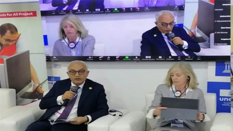 وزير التعليم يشارك في جلسة نقاشية بعنوان 