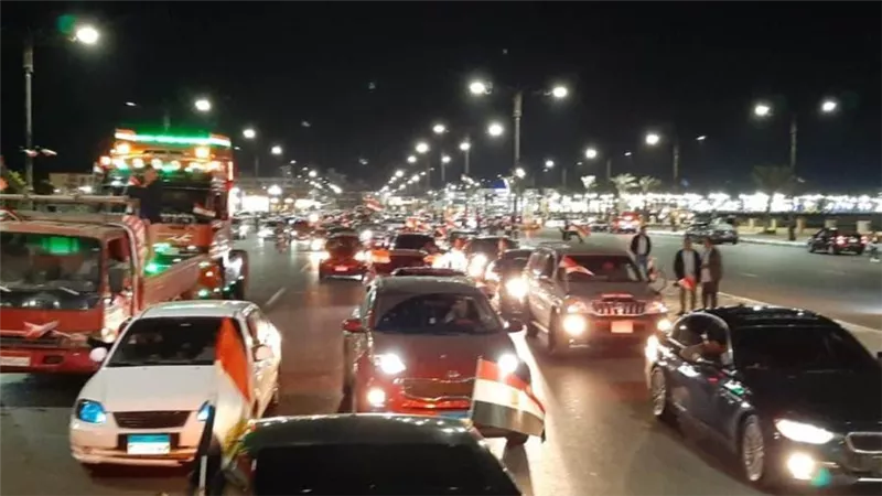 احتفالات في شوارع الجمهورية دعما للدولة المصرية والرئيس 