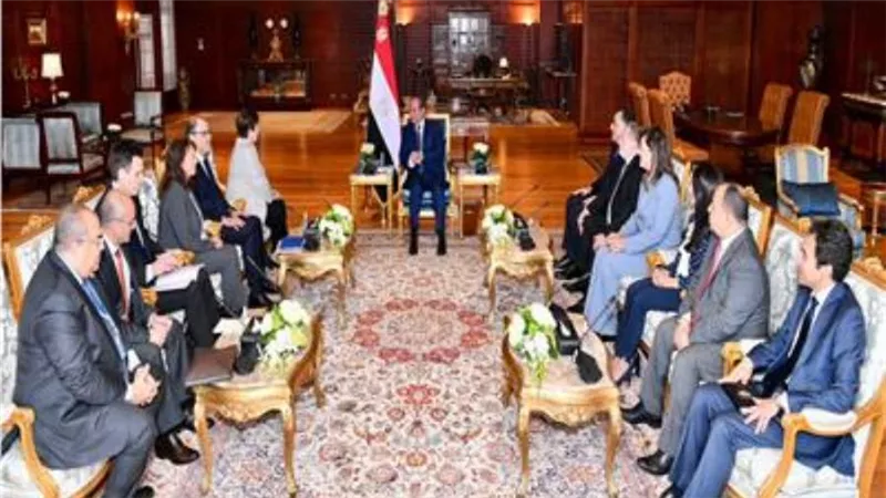 الرئيس السيسي يستقبل كريستالينا جورجييفا المدير التنفيذي لصندوق النقد الدولي