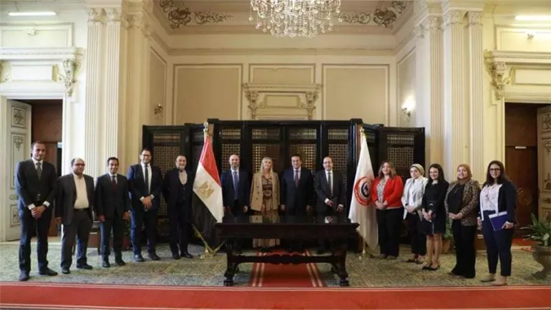 وزير الصحة يشهد توقيع مذكرة تفاهم بين الوزارة والمنظمة الدولية للهجرة بمصر لتعزيز التعاون المشترك