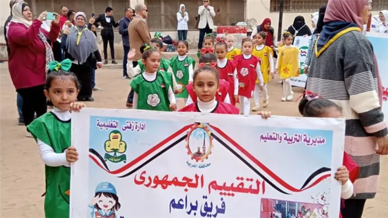 فعاليات التقييم الجمهوري لفرق المرشدات بمدارس الغربية(صور)