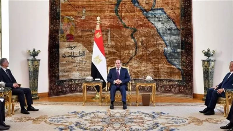 الرئيس السيسي يستقبل رئيس الجمعية الوطنية المجرية