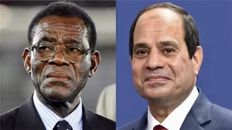  السيسي يجري اتصالا هاتفيا برئيس جمهورية غينيا الاستوائية