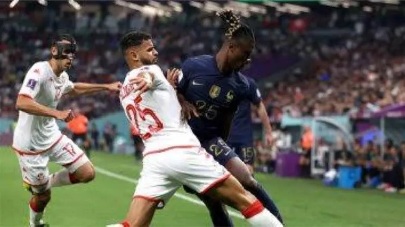 شوط أول سلبي بين تونس وفرنسا بكأس العالم 2022