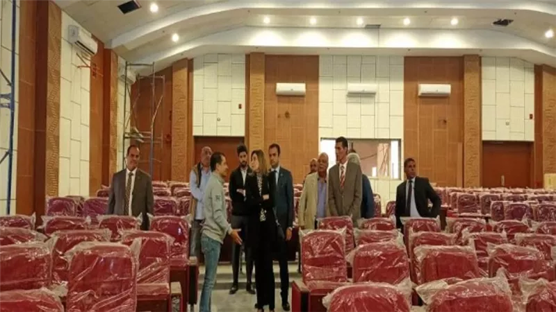 وزيرة الثقافة تتفقد مسرح السامر بالعجوزة (صور)