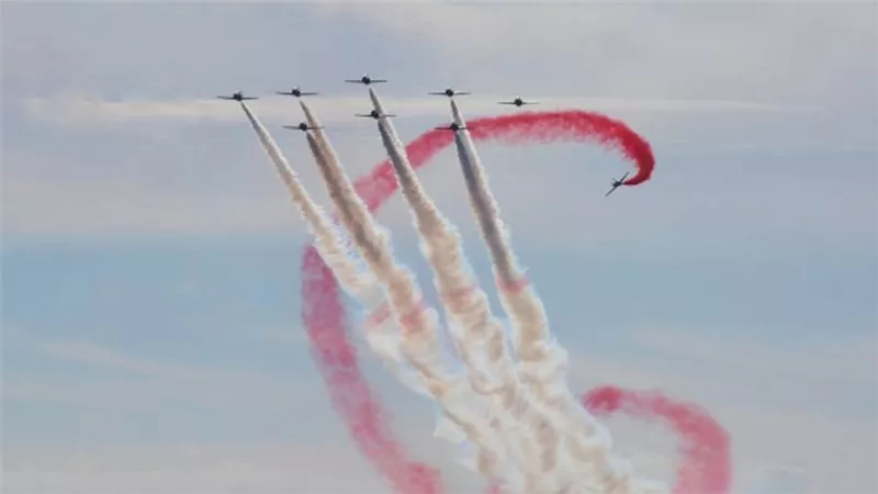 انطلاق فعاليات العرض الجوي المصري البريطاني HURGHDA Air Show 2022 (صور)