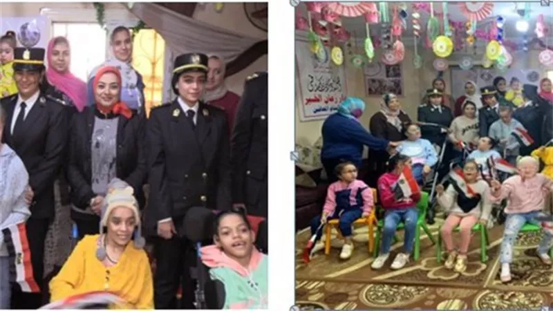الداخلية تواصل مشاركة الأطفال الاحتفال باليوم العالمى للأشخاص ذوى الإعاقة 