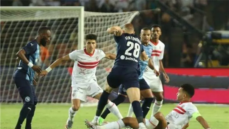 الزمالك يتقدم على بيراميدز بهدف مصطفى شلبي في الشوط الأول