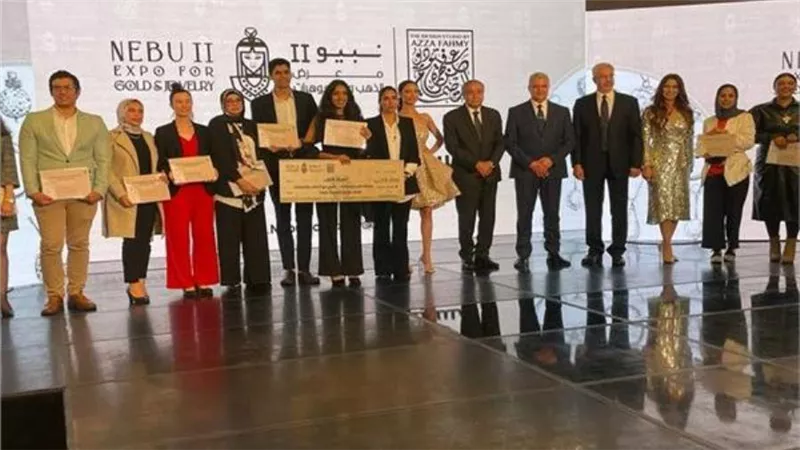 وزير التموين يشارك في احتفالية معرض «نيبو» للذهب والمجوهرات