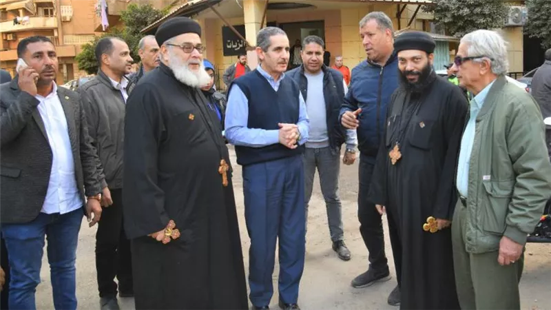 استعداد لاستقبال أعياد الميلاد..محافظ الغربية يتفقد محيط الكنائس في 3 مراكز في جولة استمرت لمدة 6ساعات 