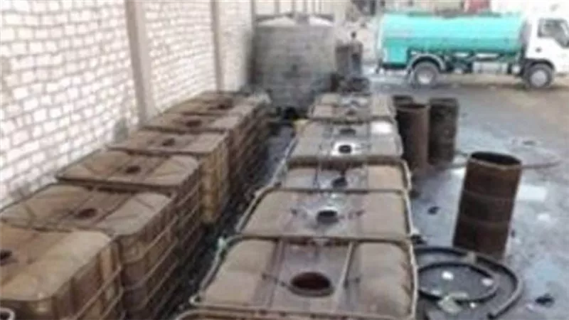 إحباط محاولة لبيع 61 ألف لتر مواد بترولية بالسوق السوداء