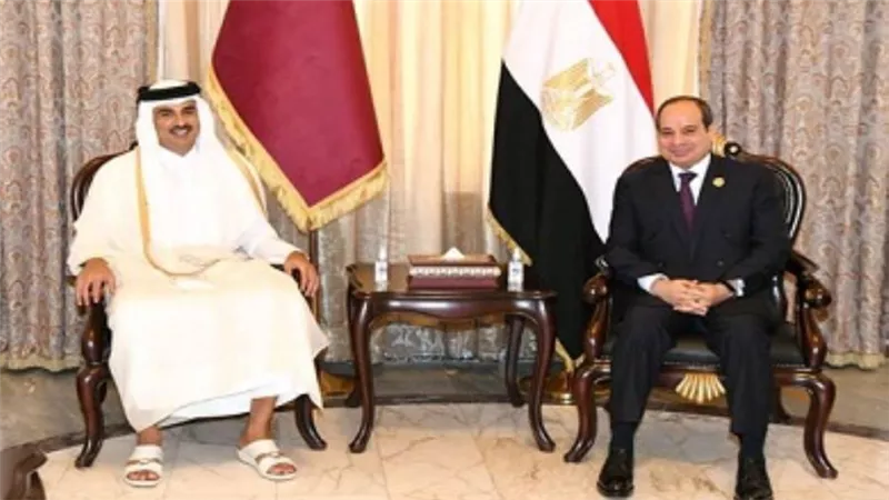 الرئيس السيسي يهنئ أمير دولة قطر بمناسبة الاحتفال بذكرى اليوم الوطني