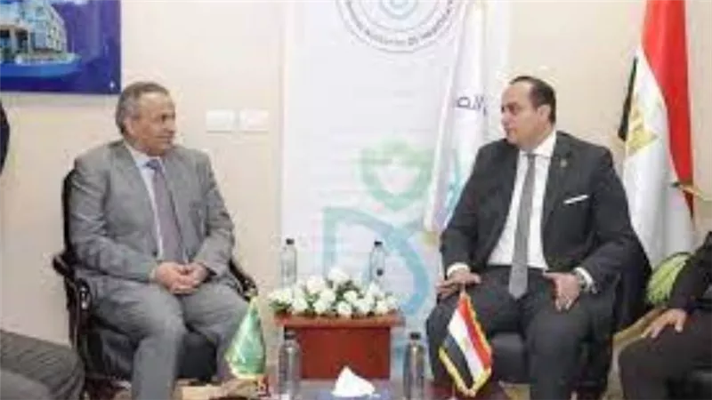 رئيس هيئة الرعاية الصحية يستقبل الأمين العام لمجلس الضمان الصحي السعودي لبحث التعاون