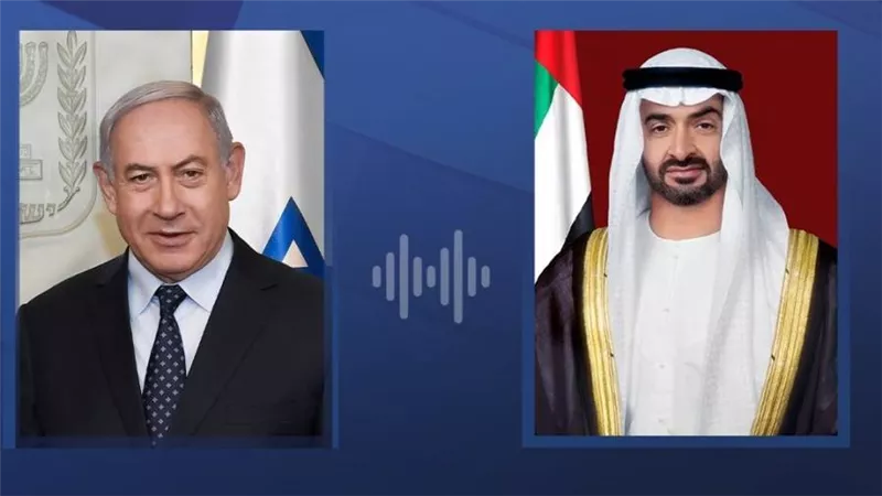 الشيخ محمد بن زايد يهنئ نتنياهو بتوليه رئاسة الحكومة الإسرائيلية