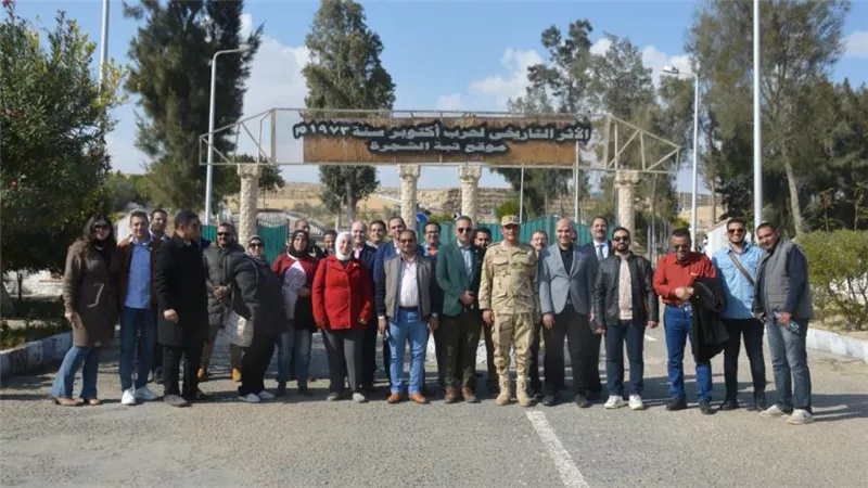 قيادة الجيش الثاني تنظم زيارة لدارسي دورات المركز القومى للبحوث الإجتماعية والجنائية