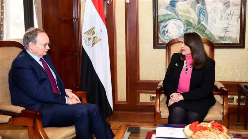 وزيرة الهجرة تستقبل سفير الاتحاد الأوروبي بالقاهرة لبحث سبل التعاون وتبادل الخبرات