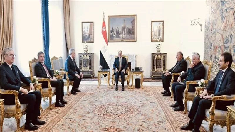 الرئيس السيسي يبحث مع وزير خارجية إيطاليا عددا من الملفات المهمة بين البلدين (صور)