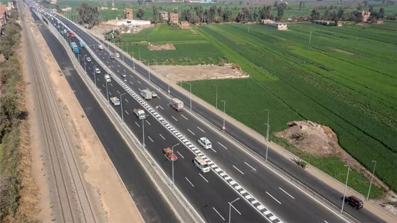 بدء التشغيل التجريبي لكوبري عرب الرمل واجهور بطريق القاهرة الإسكندرية الزراعي