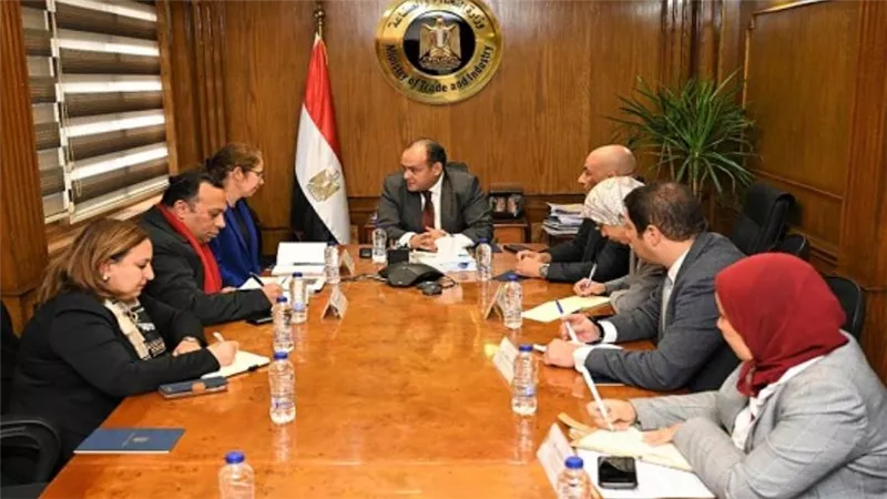 وزير التجارة يبحث مع ممثلي مجموعة البنك الدولي بالقاهرة الأطر العامة للاستراتيجية الوطنية لتطوير الصناعة المصرية