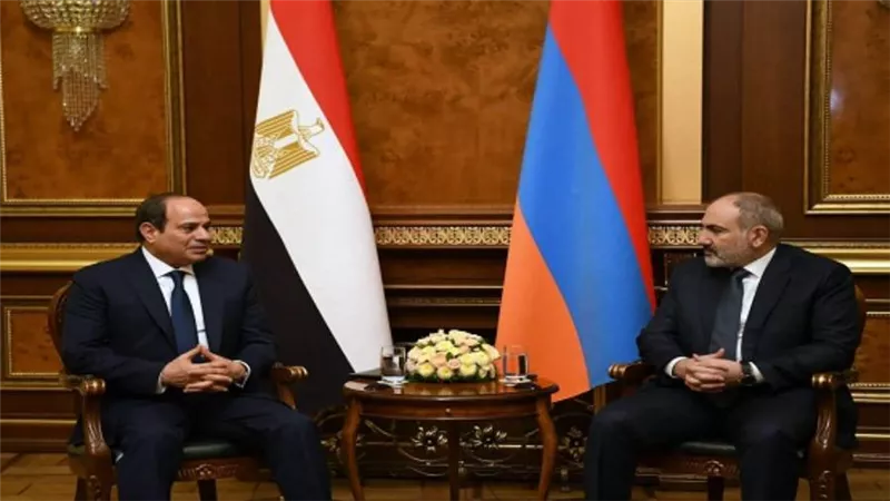 الرئيس السيسي يعقد مباحثات مع رئيس الوزراء الأرميني «نيكول باشينيان»