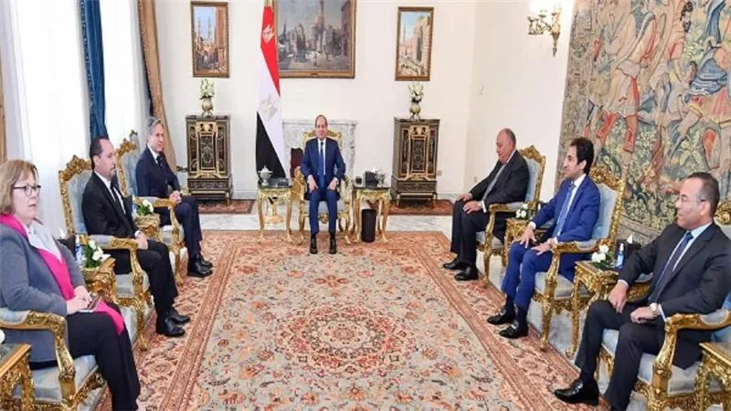 الرئيس السيسي: الدور الأمريكي مهم ومؤثر لحل أزمة السد الإثيوبي (صور)