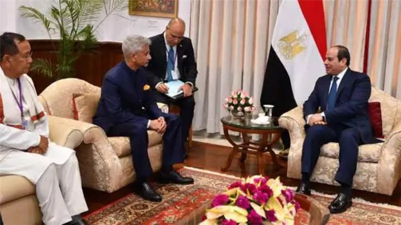 الرئيس : نتطلع من زيارة نيودلهي لتطوير علاقات الصداقة بين مصر والهند