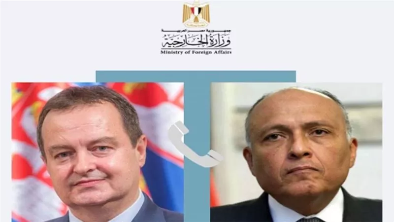 وزير الخارجية يتلقى اتصالا من وزير خارجية صربيا