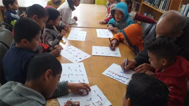 يوم للمحبة وقبول الآخر وورش للخط في ثقافة الجيزة 