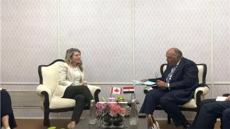 وزيرة الخارجية الكندية تثني على موقف مصر من الأزمة الليبية