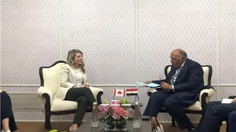 وزيرة الخارجية الكندية تثني على موقف مصر من الأزمة الليبية