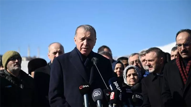 أردوغان يعلن ارتفاع عدد قتلي زلزال تركيا