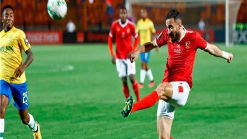 الأهلي يسجل هدف التعادل في شباك صن داونز بدوري الأبطال 