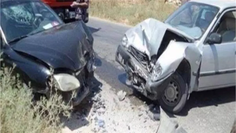 مصرع وإصابة 4 أشخاص إثر انقلاب سيارة سوزوكي بطريق بنها  