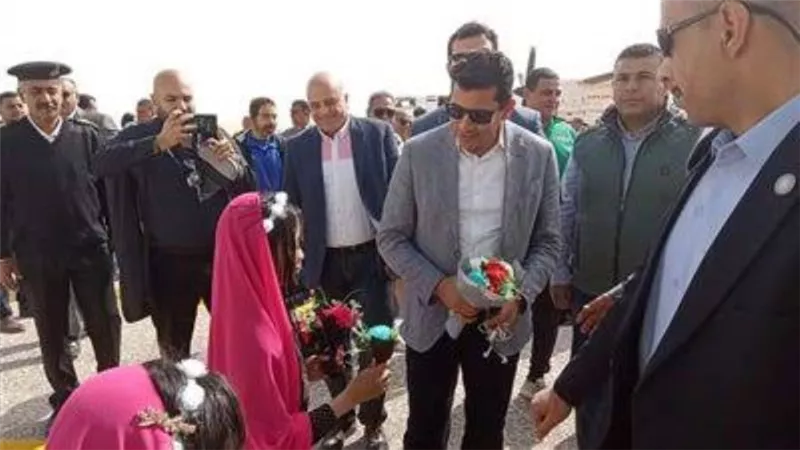 وزير الرياضة يختتم زيارته لمحافظة الوادي الجديد بتفقد أنشطة أندية الفتاة والمرأة