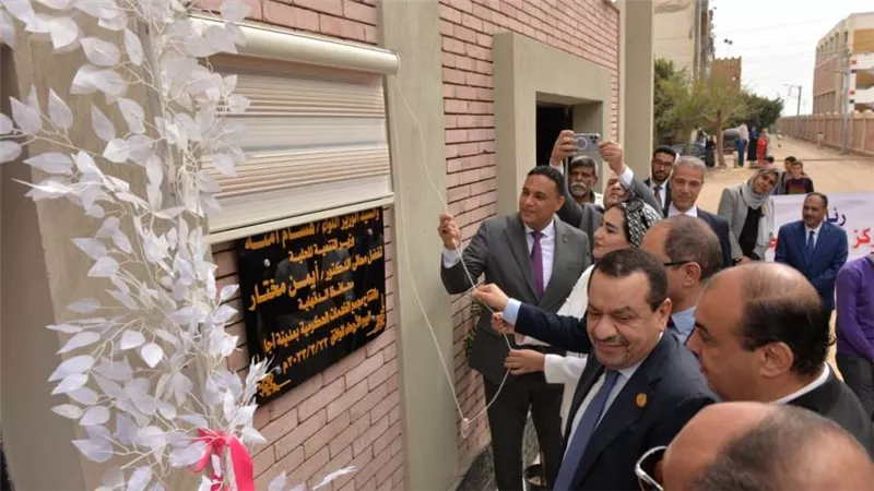 افتتاح مجمع الخدمات الحكومية المطور في أجا بالدقهلية 