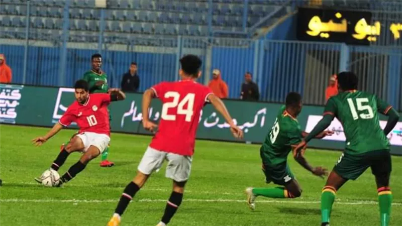 منتخب مصر الأولمبي يهزم زامبيا 2-0 في التصفيات المؤهلة لأمم أفريقيا