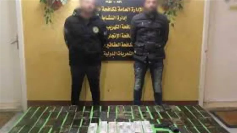 ضبط 480 طربة حشيش بحوزة 3 أشخاص بالجيزة