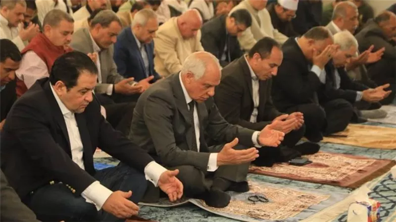محافظ الجيزة يفتتح مسجد التقوى بقرية أبو رواش في كرداسة 