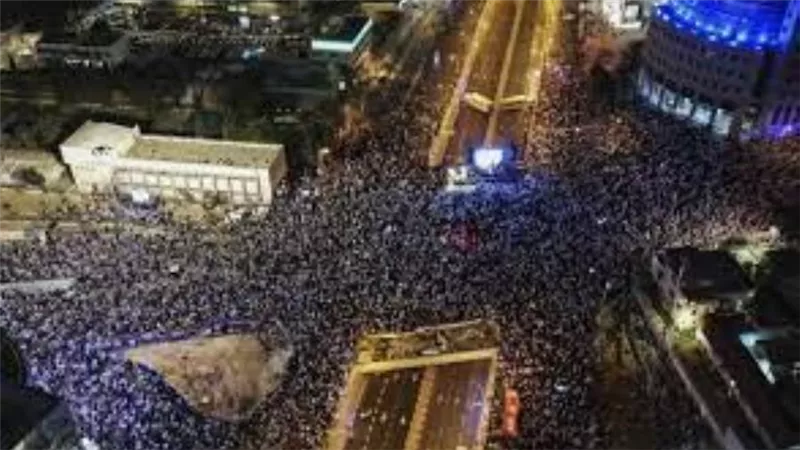 أكثر من 200 ألف شخص في إسرائيل يحتجون ضد التعديلات القضائية