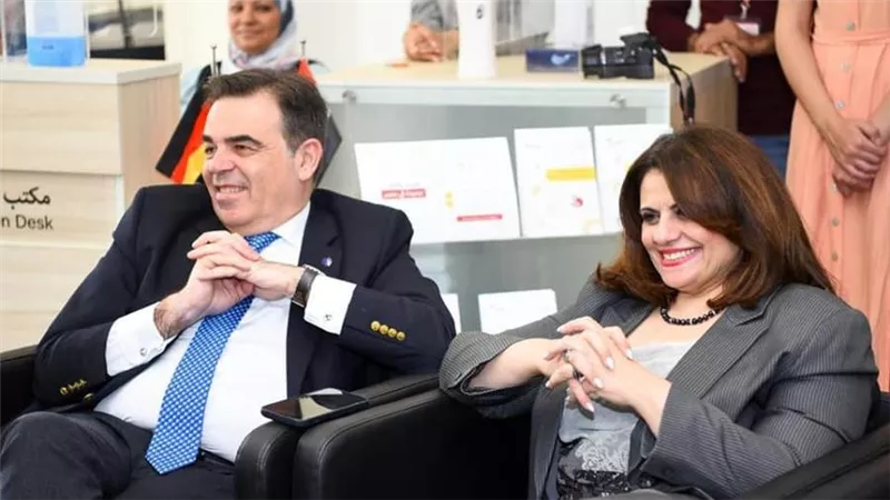 وزيرة الهجرة ونائب رئيسة مفوضية الاتحاد الأوروبي يجريان زيارة للمركز المصري الألماني للوظائف والهجرة وإعادة الإدماج