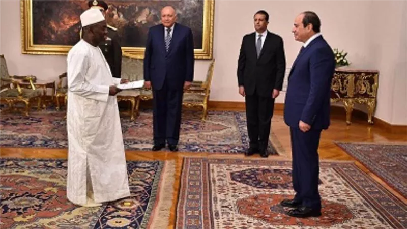 الرئيس السيسي يتسلم أوراق اعتماد عدد من السفراء