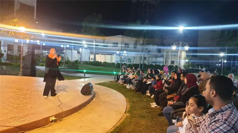 تفاعل وإقبال كبير على عروض ليالي رمضان بالمركز الثقافي بطنطا 