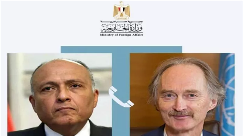 وزير الخارجية يجري اتصالا هاتفيا بمبعوث الأمم المتحدة الخاص إلى سوريا
