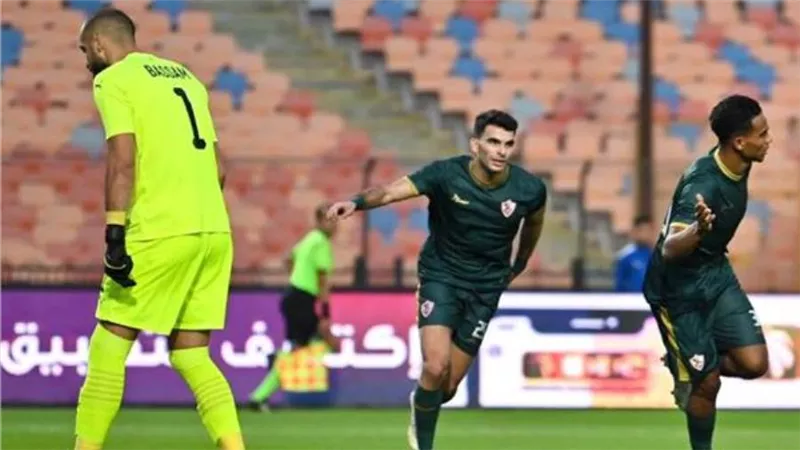 الزمالك يتقدم على سيراميكا كليوباترا بهدف في الشوط الأول